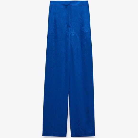 ZARA JACQUARD MENSWEAR STYLE PANTS - Picture 4 of 8